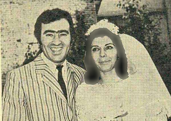 عکس جوانی ثریا قاسمی با همسرش