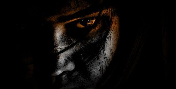 عکس چشم سیاه ترسناک