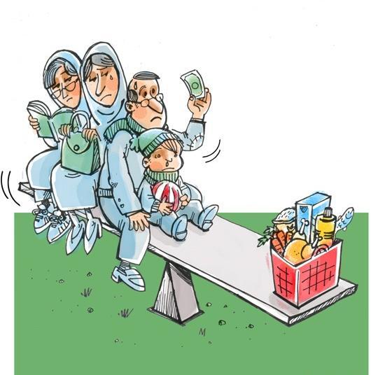عکس کاریکاتور فقر و ثروت