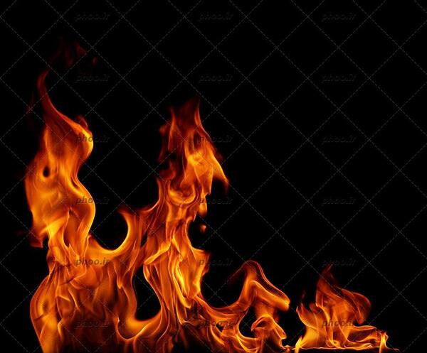 عکس از شعله آتش