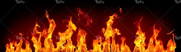 عکس از شعله آتش