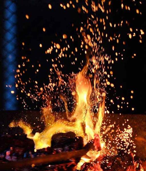 عکس از شعله آتش