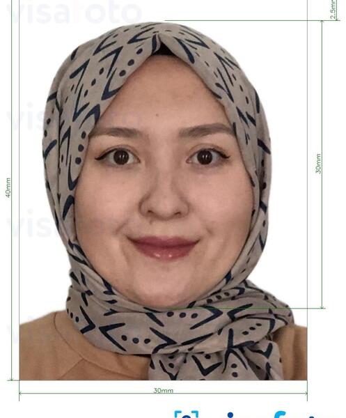 عکس پاسپورت ترکیه برای پروفایل