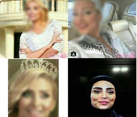 عکس زنی که شبیه جن در برنامه ماه عسل