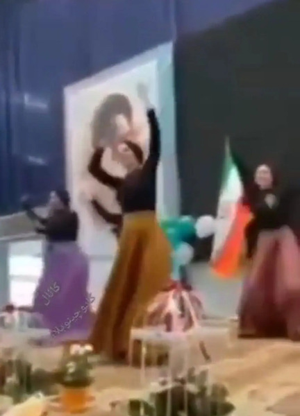 عکس زنی که شبیه جن در برنامه ماه عسل