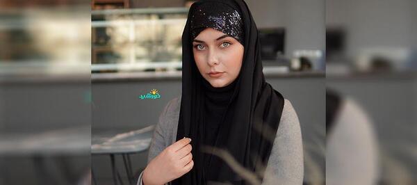 عکس دختر با حجاب بدون ارایش