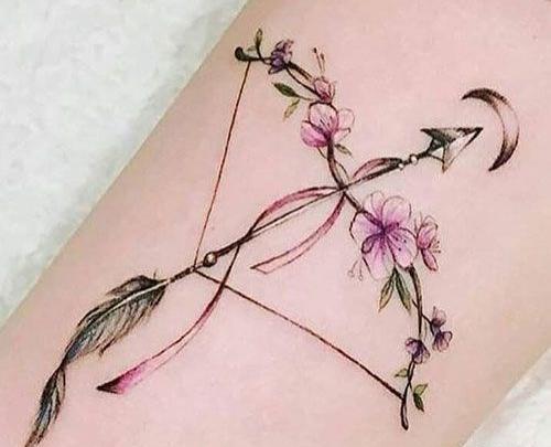 عکس گل برای تاتو پشت دست