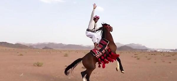 عکس اسب سواری خامنه ای