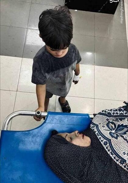 عکس بچه با مادر