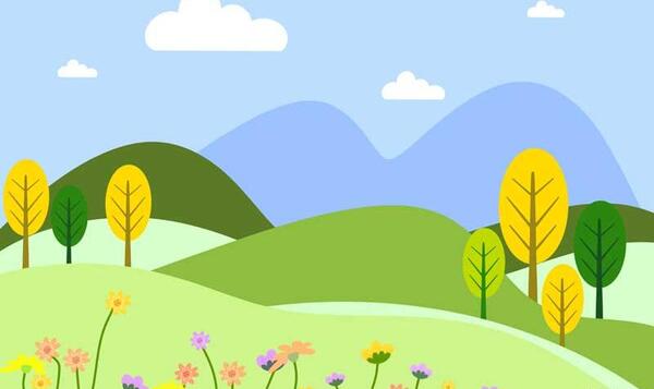 عکس خام طبیعت کارتونی