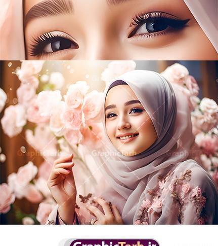 عکس دختر باحجاب زیبا فانتزی