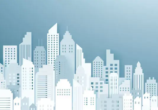 عکس نقاشی آسمان خراش