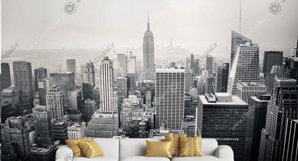 عکس نقاشی آسمان خراش