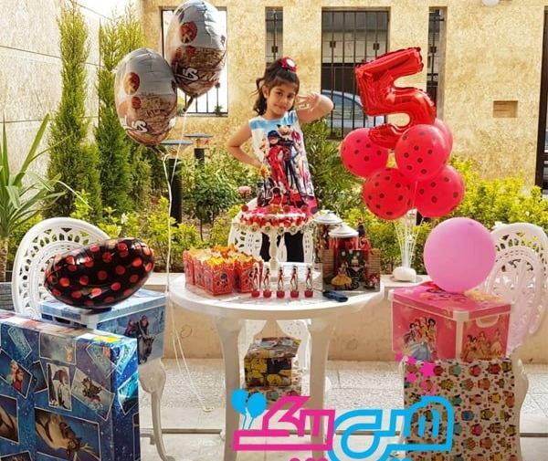 عکس تم تولد دختر کفشدوزکی
