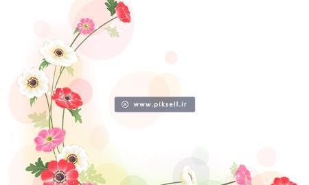 عکس تصویر زمینه گل های زیبا