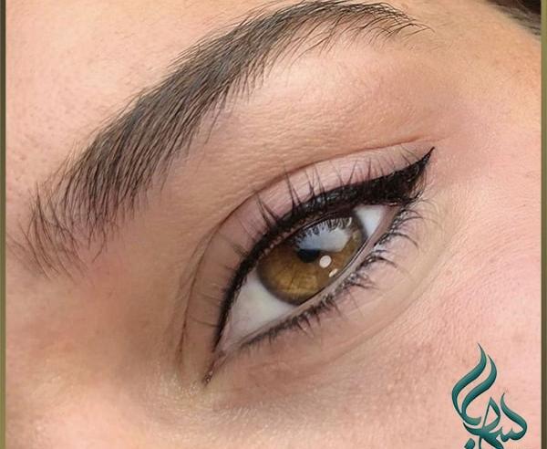 عکس تاتو خط چشم پهن