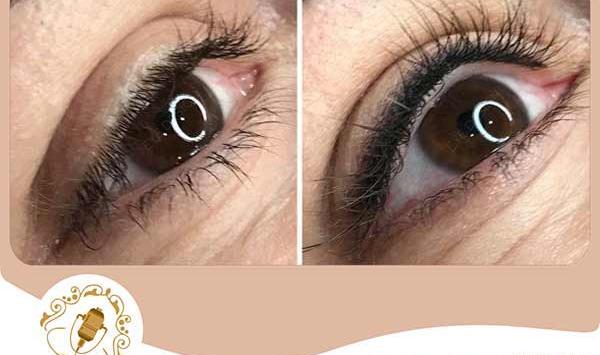 عکس تاتو خط چشم پهن