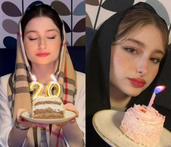 عکس کیک تولد نیکا