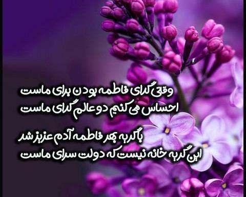 عکس درباره تولد فاطمه زهرا