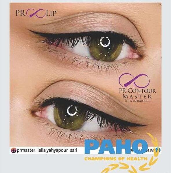 عکس از تاتو بن مژه