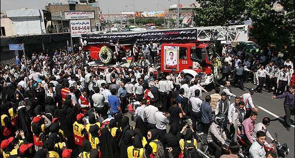عکس شهید امید عباسی آتش نشان