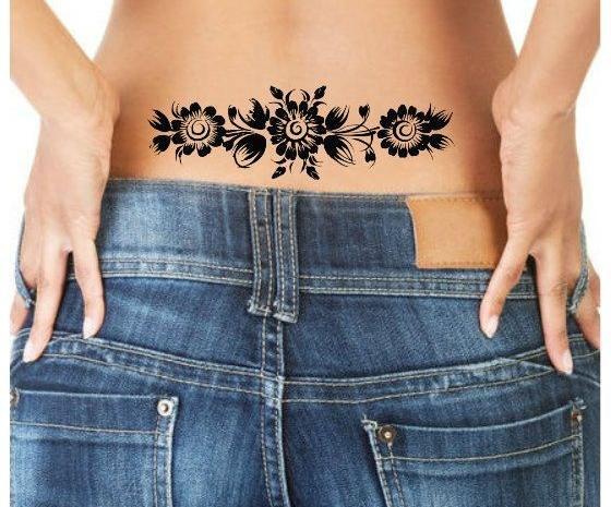 عکس تاتو روی بدن زن ها