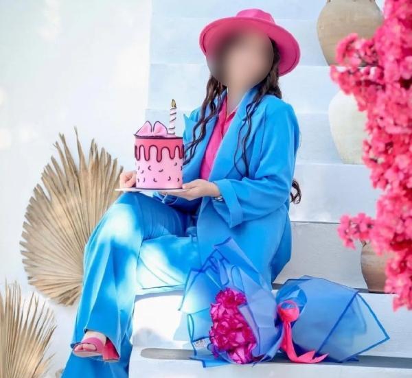 مدل عکس تولد تو فضای باز