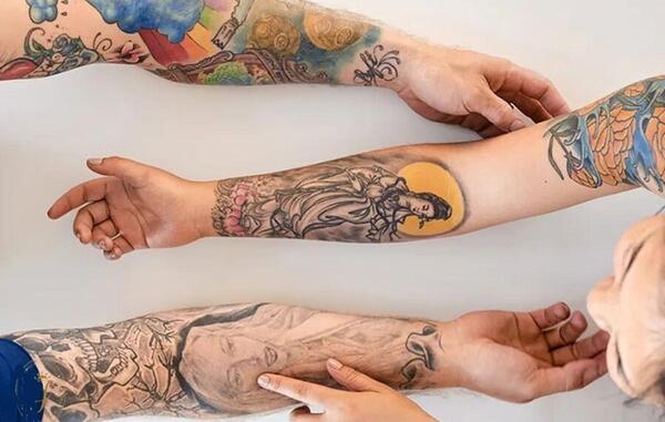 عکس زیباترین تاتو جهان