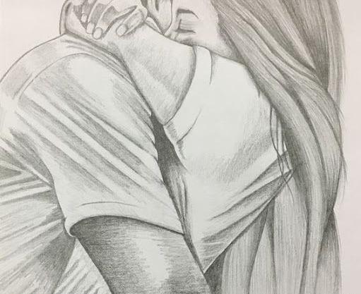 عکس ساده عاشقانه نقاشی