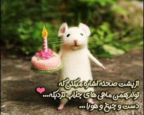 عکس تبریک تولد خودم بهمن ماهی
