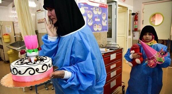 عکس جشن تولد دختر هشت ساله