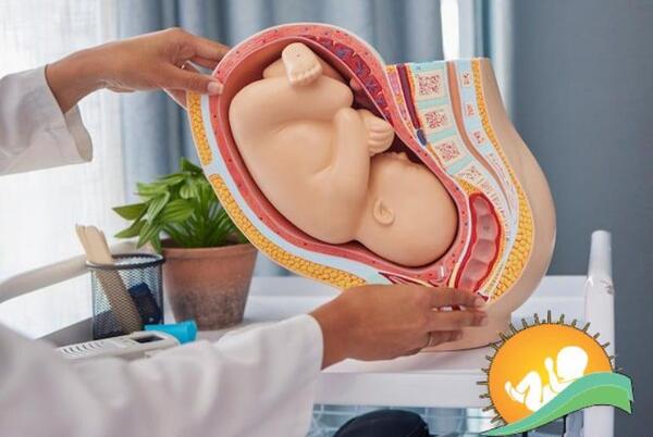 عکس بچه 6 ماهه در شکم مادر