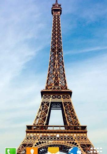 دانلود عکس تصویر زمینه برج ایفل