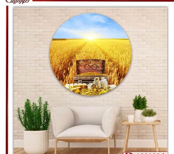 عکس گندم زار برای جذب ثروت