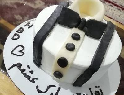 عکس کیک تولد ساده همسرم تولدت مبارک