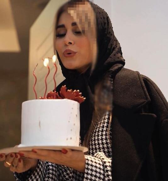 عکس کیک تولد ساده همسرم تولدت مبارک