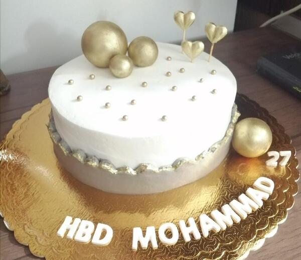 عکس کیک تولد برادر فوت شده