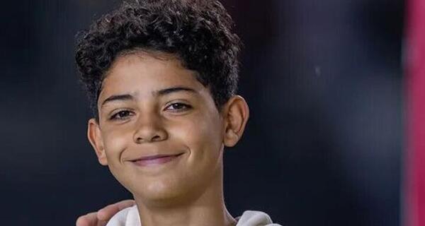 عکس بچه رونالدو جونیور