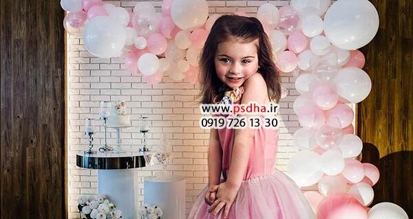 عکس تولد آتلیه ای دخترانه