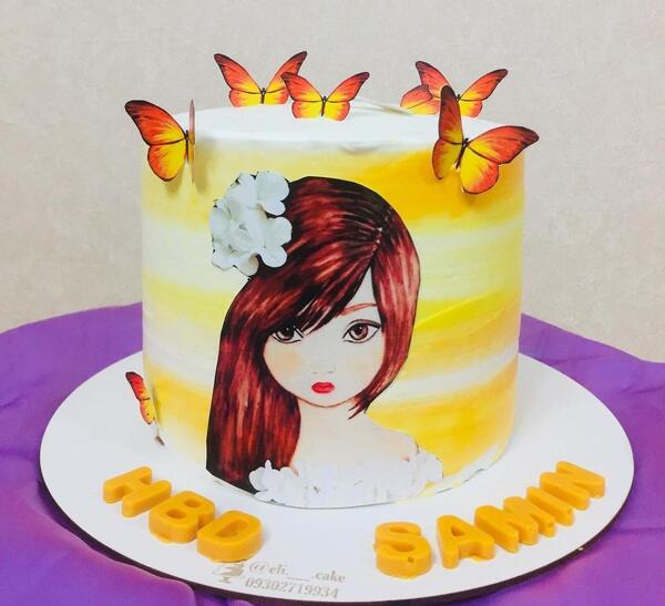 عکس هایی از کیک تولد دخترانه