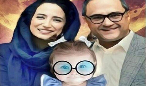 عکس همسر و بچه ی رامبد جوان