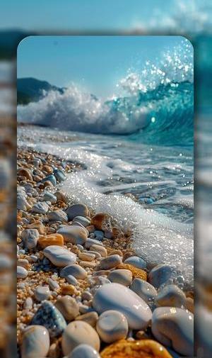 عکس تصویر زمینه از دریا