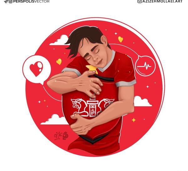 عکس پروفایل پرسپولیسی خفن