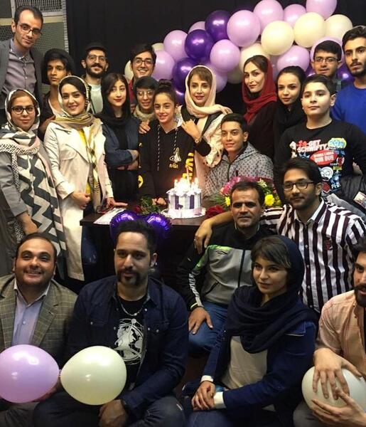 عکس جشن تولد شبنم قلی خانی