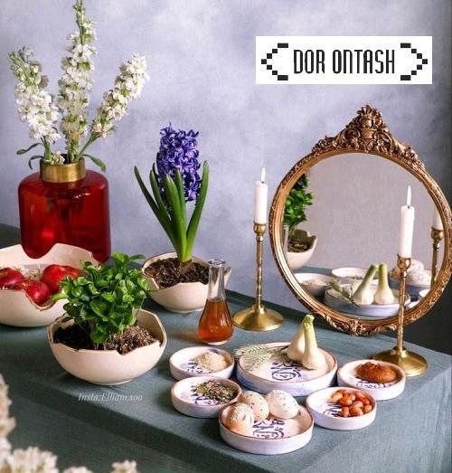عکس سفره ی هفت سین سنتی