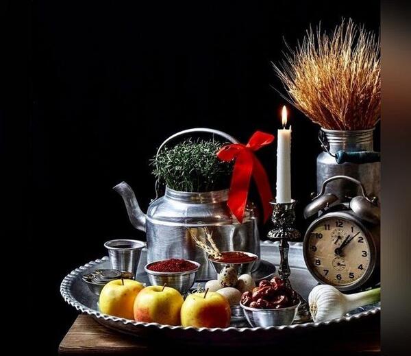 عکس سفره ی هفت سین سنتی