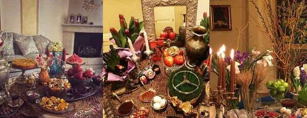 عکس سفره ی هفت سین سنتی