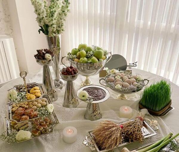 عکس سفره ی هفت سین سنتی