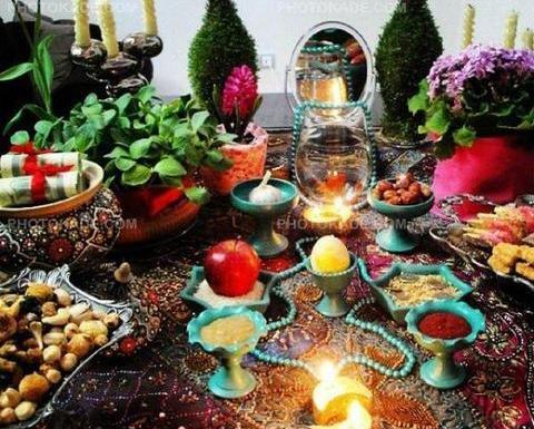 عکس سفره ی هفت سین سنتی