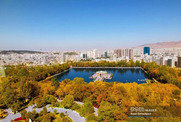 عکس از طبیعت پاییزی تبریز